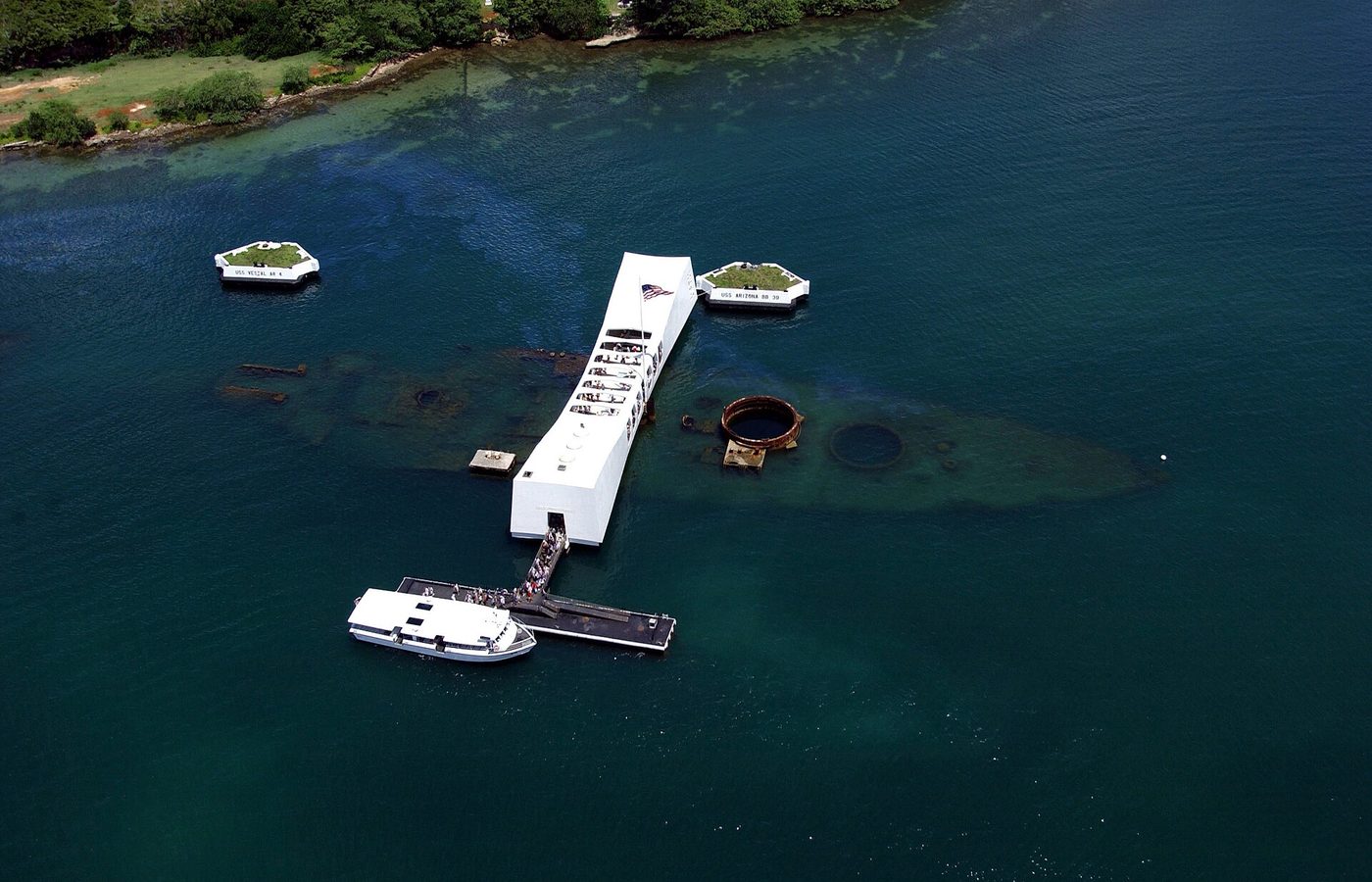 USS Arizona Memorial at Pearl Harbor